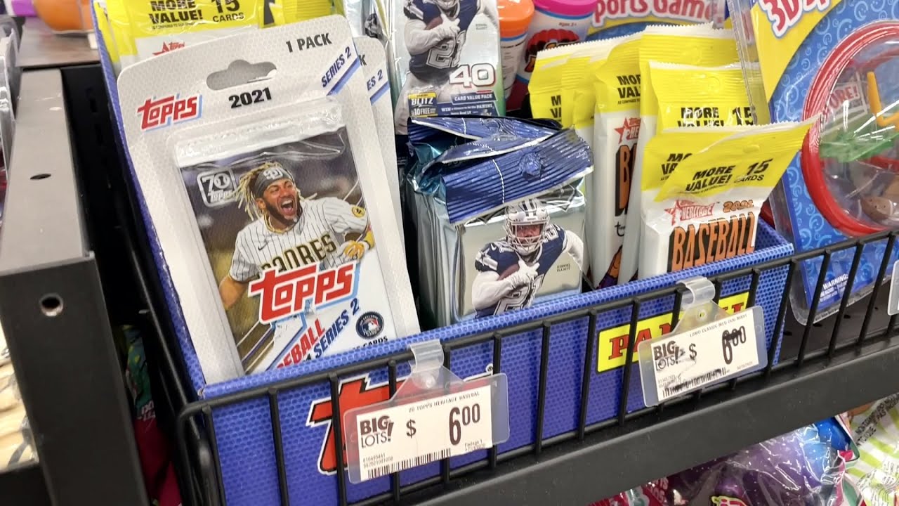 $100+ BIG LOTS BASEBALL CARD HAUL!
