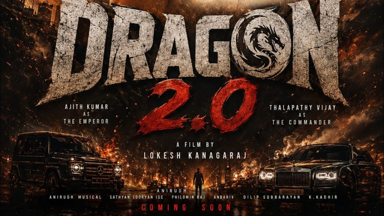 🎬 DRAGON 2.0 | Official Fan-Made Motion Poster | Lokesh Kanagaraj Style | THARUN MEDIA | 