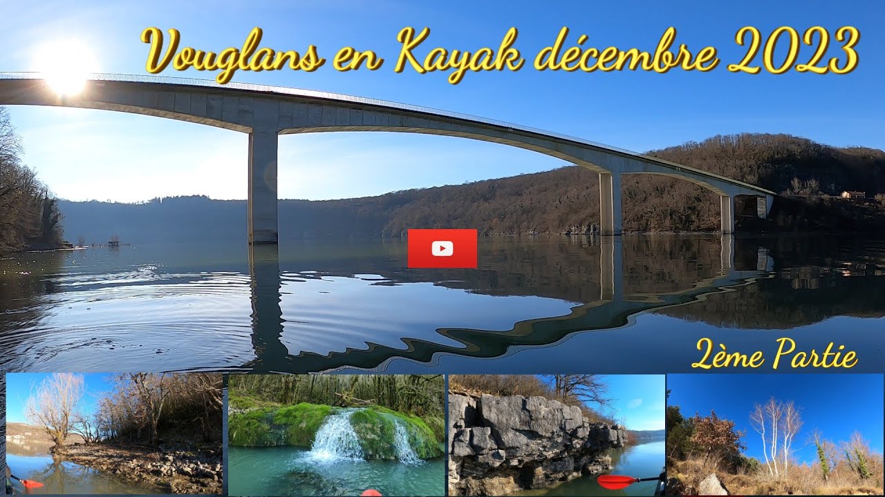Vouglans le 17 décembre 2023 en kayak, Partie 2