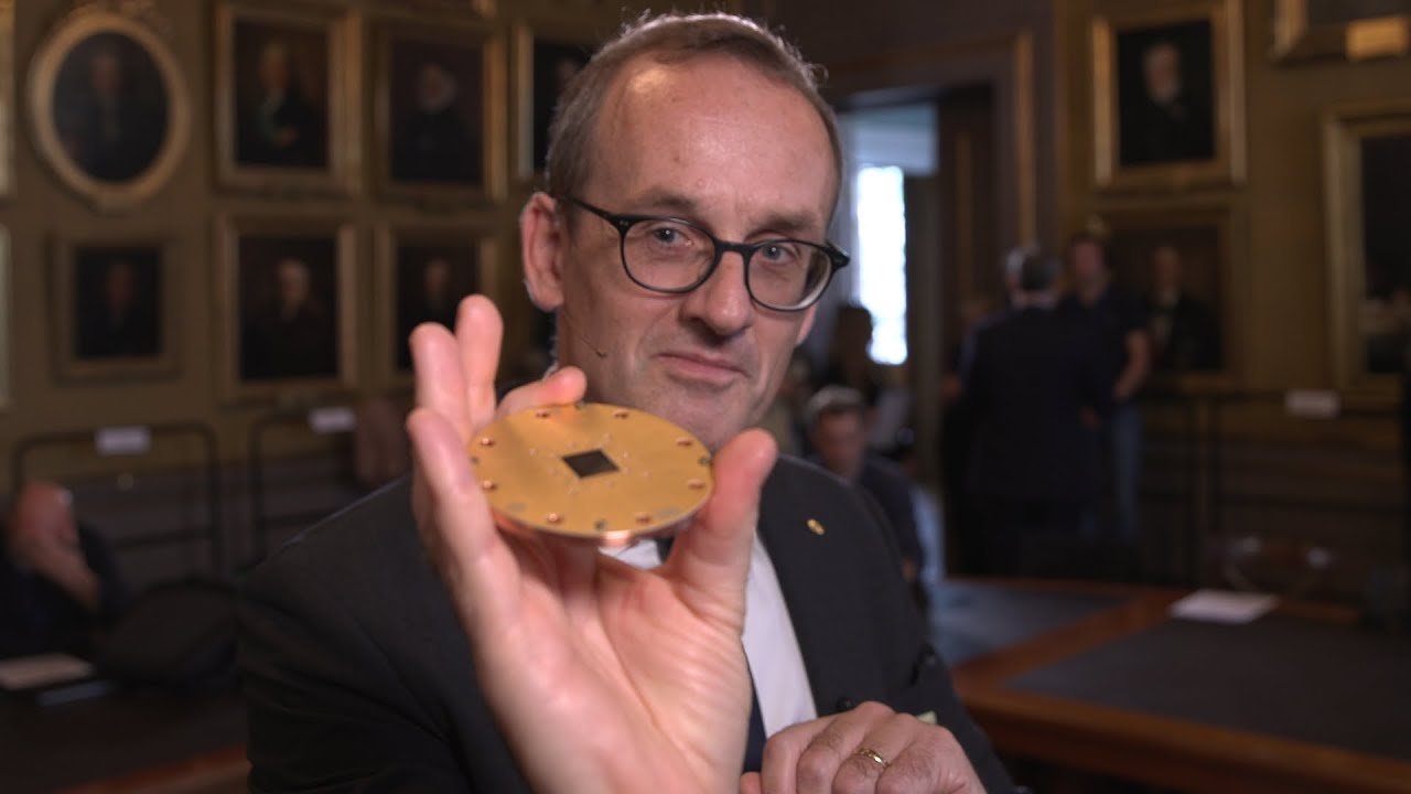 &ldquo;This brings quantum physics from the sub-atomic world onto this chip.&rdquo; 2025 physics prize interview