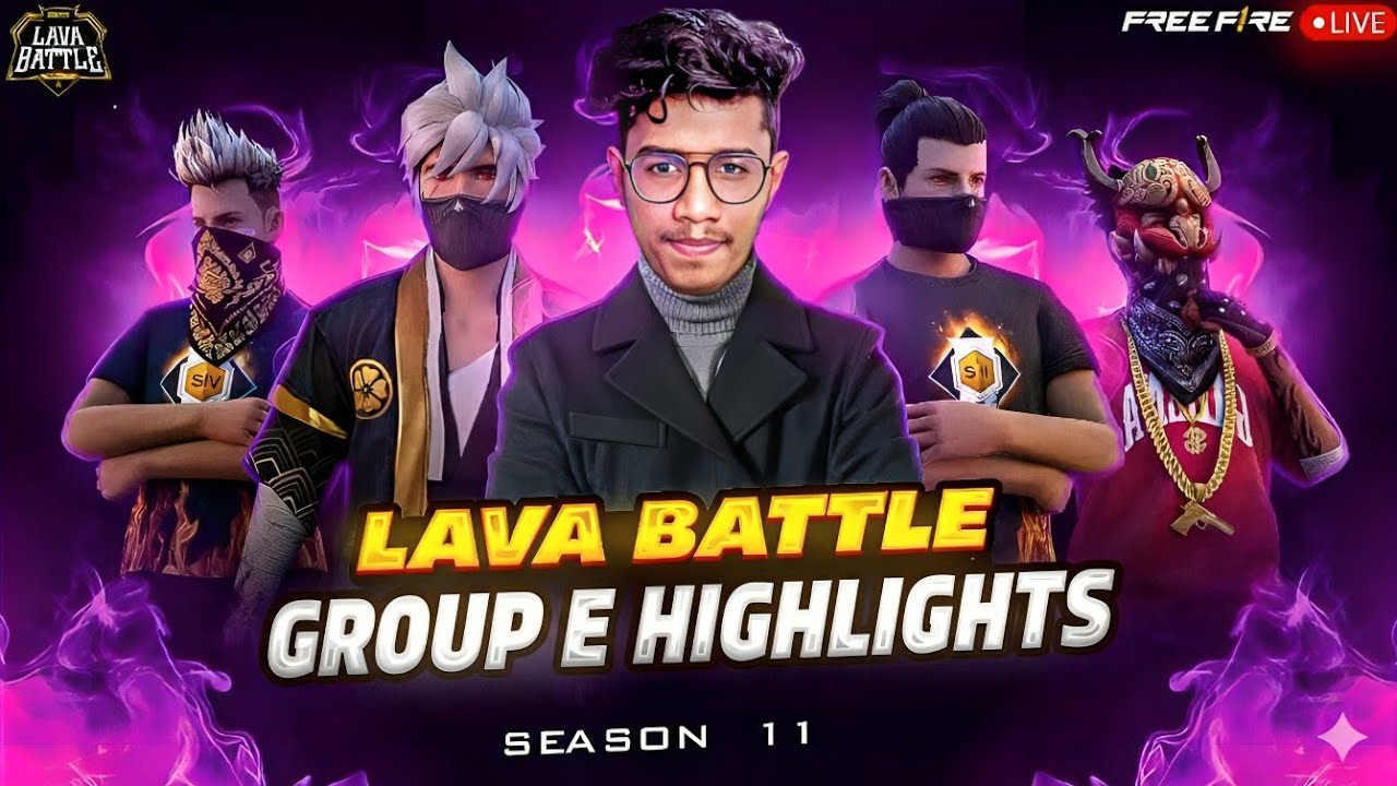 ഇതൊക്കെ ആണ് കളി ⚡Lava Battle Group E Highlights 🔥 Akshay Akz