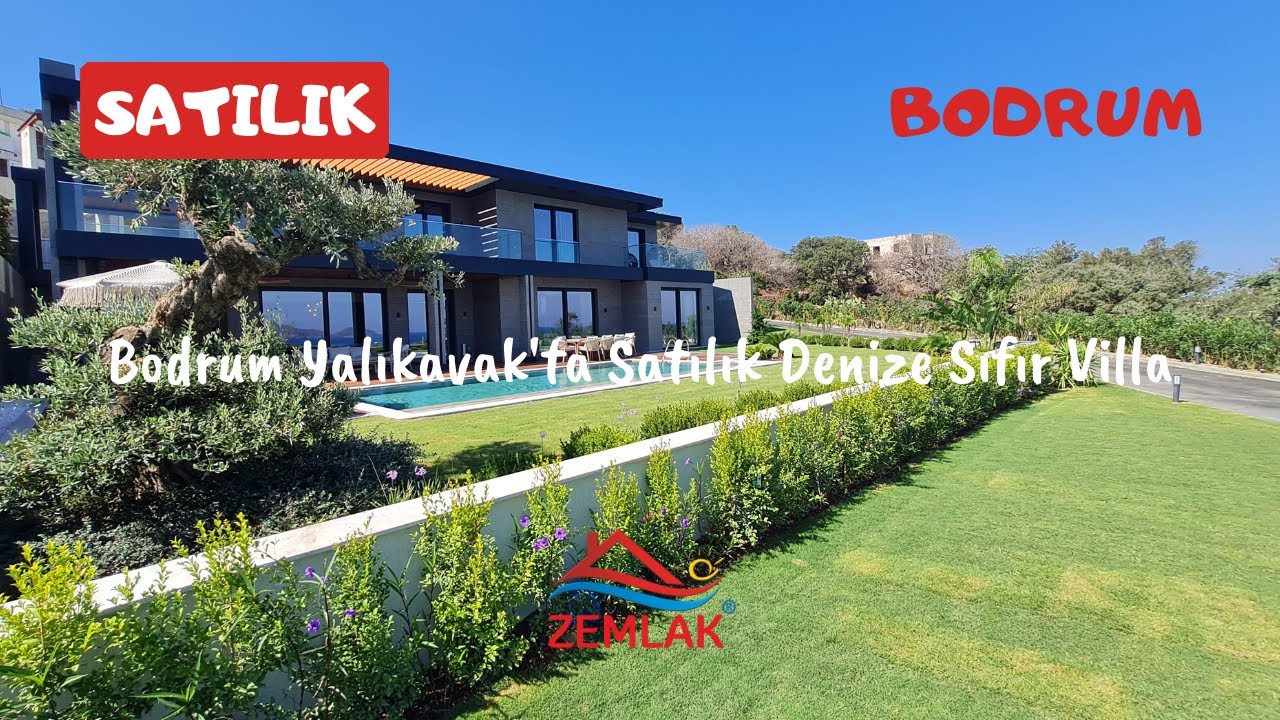 BODRUM YALIKAVAK'TA SATILIK VİLLA (Bodrum Yalıkavak'ta Satılık Özel Plajlı Lüks Villa)