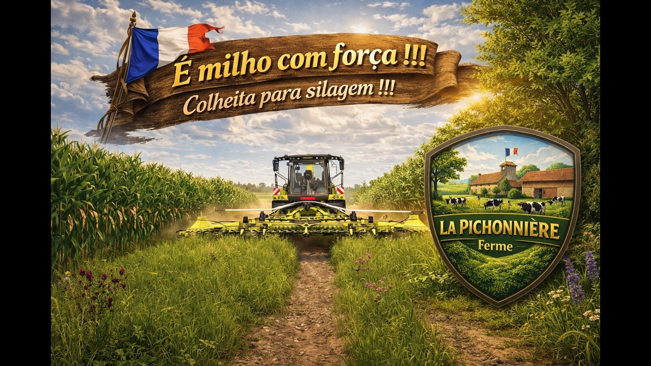 Live Serie La Pichonnière Ferme 05 I É milho com força !!!!! Será que vamos conseguir colher tudo ??