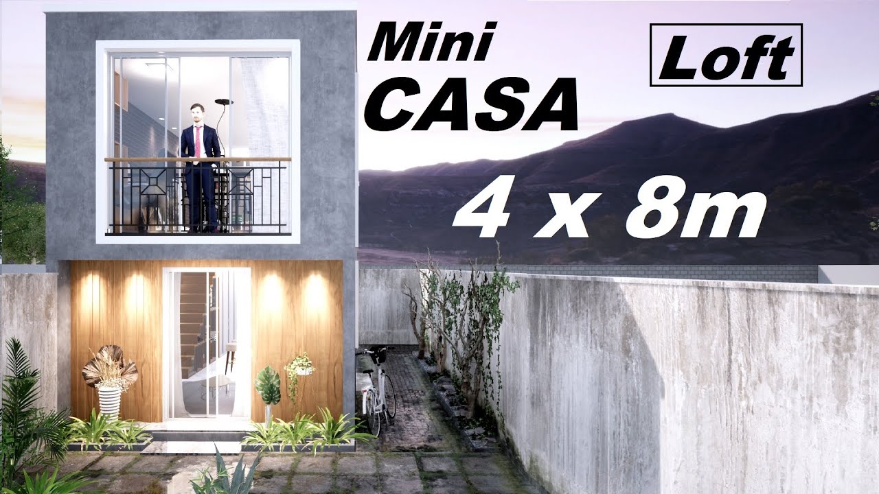 CASA PEQUENA 4 x 8 Metros - LOFT