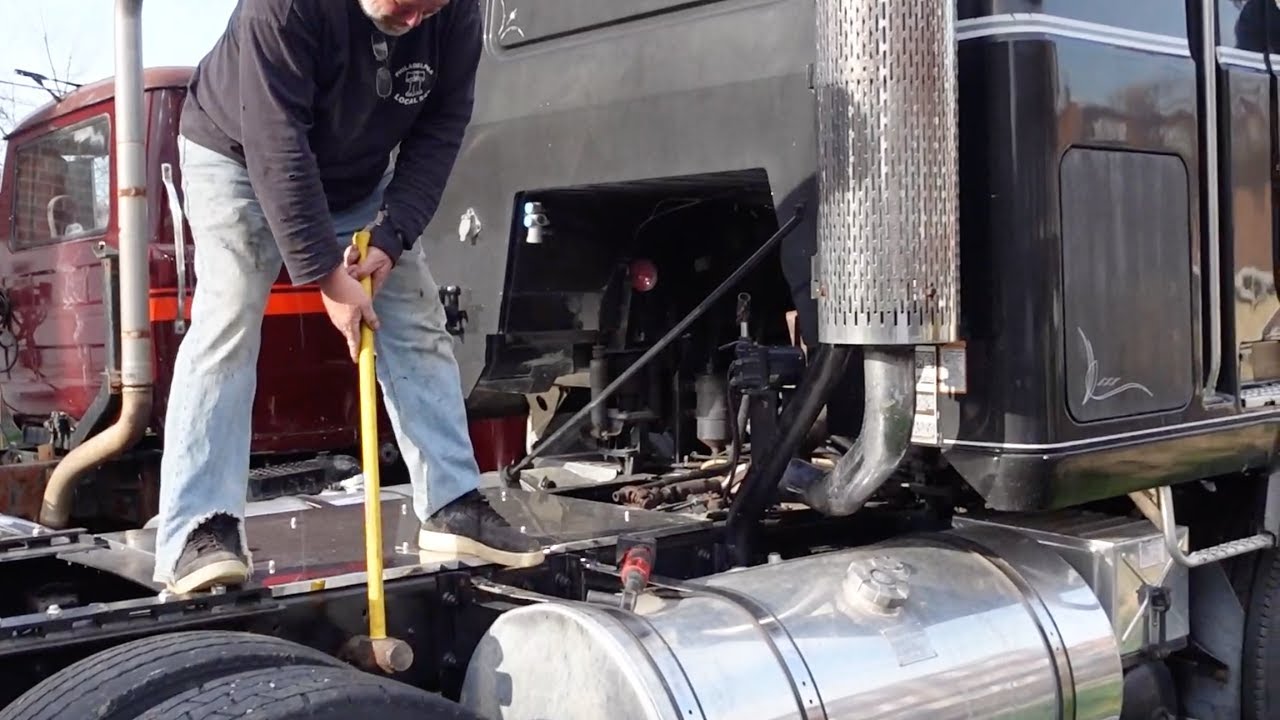 Mack MH Cabover Takes A Beating After A Day Of Paving
