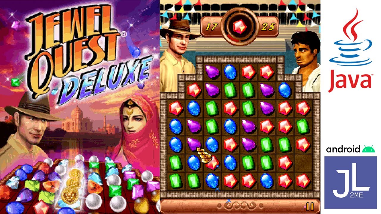 Jewel Quest Deluxe Java Mobile - Gameplay on J2ME Loader Android [No Commentary]