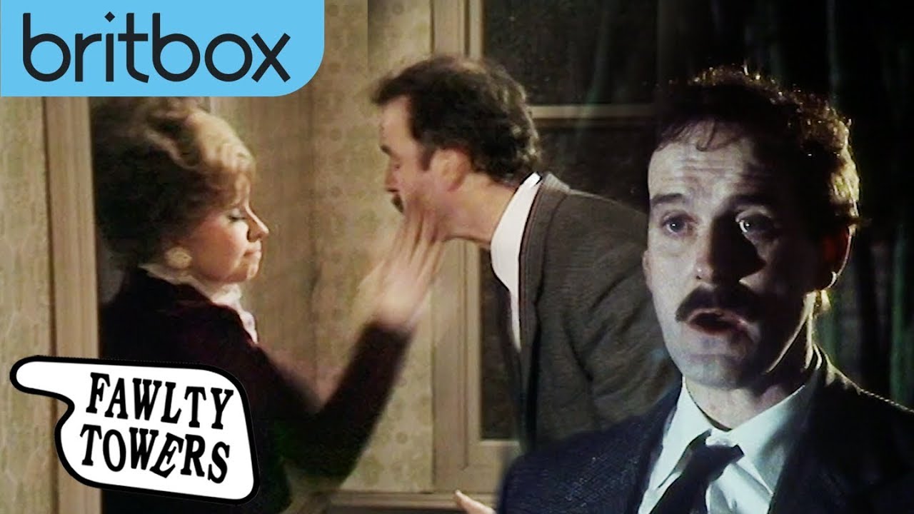 Basil Gets Caught Peering Through A Guest's Window | Fawlty Towers