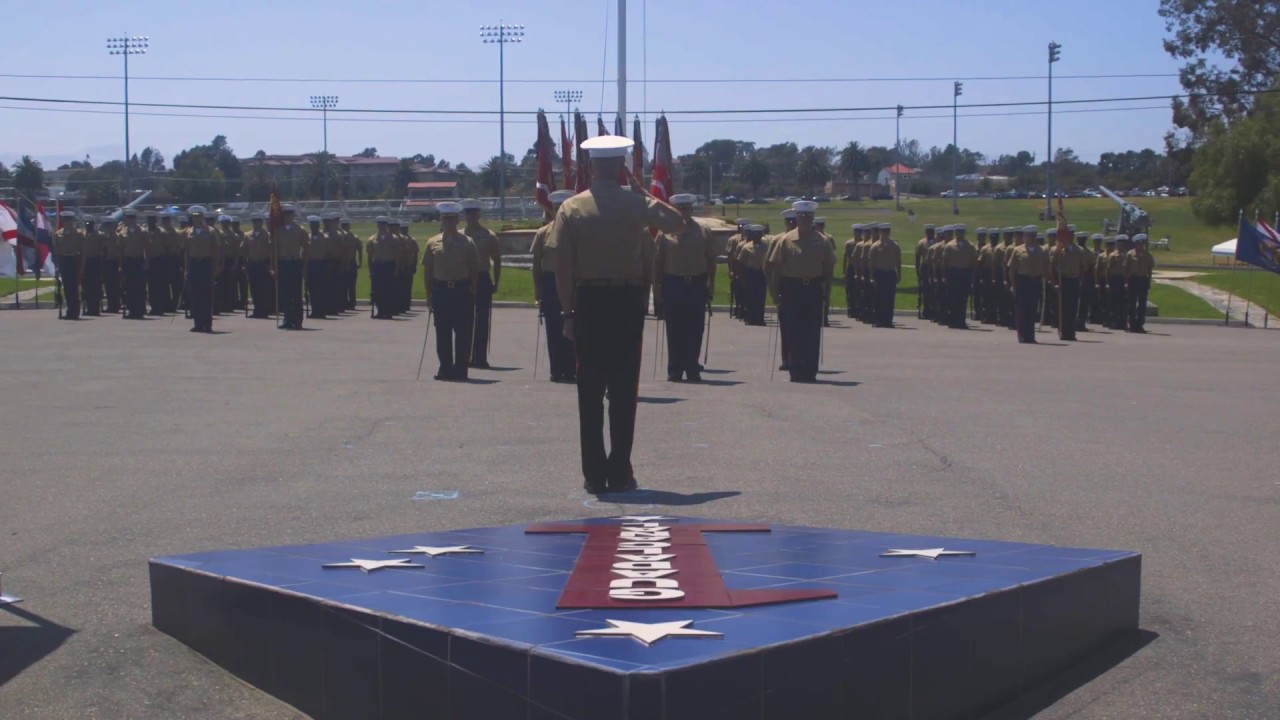 1st Marine Division Change of Command