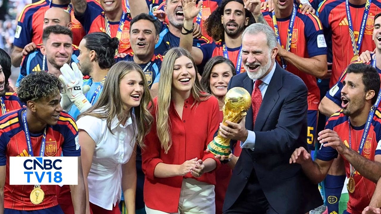 WATCH: Spain's World Cup Heroes Meet King Felipe VI After Historic FIFA 2026 Triumph | N18G