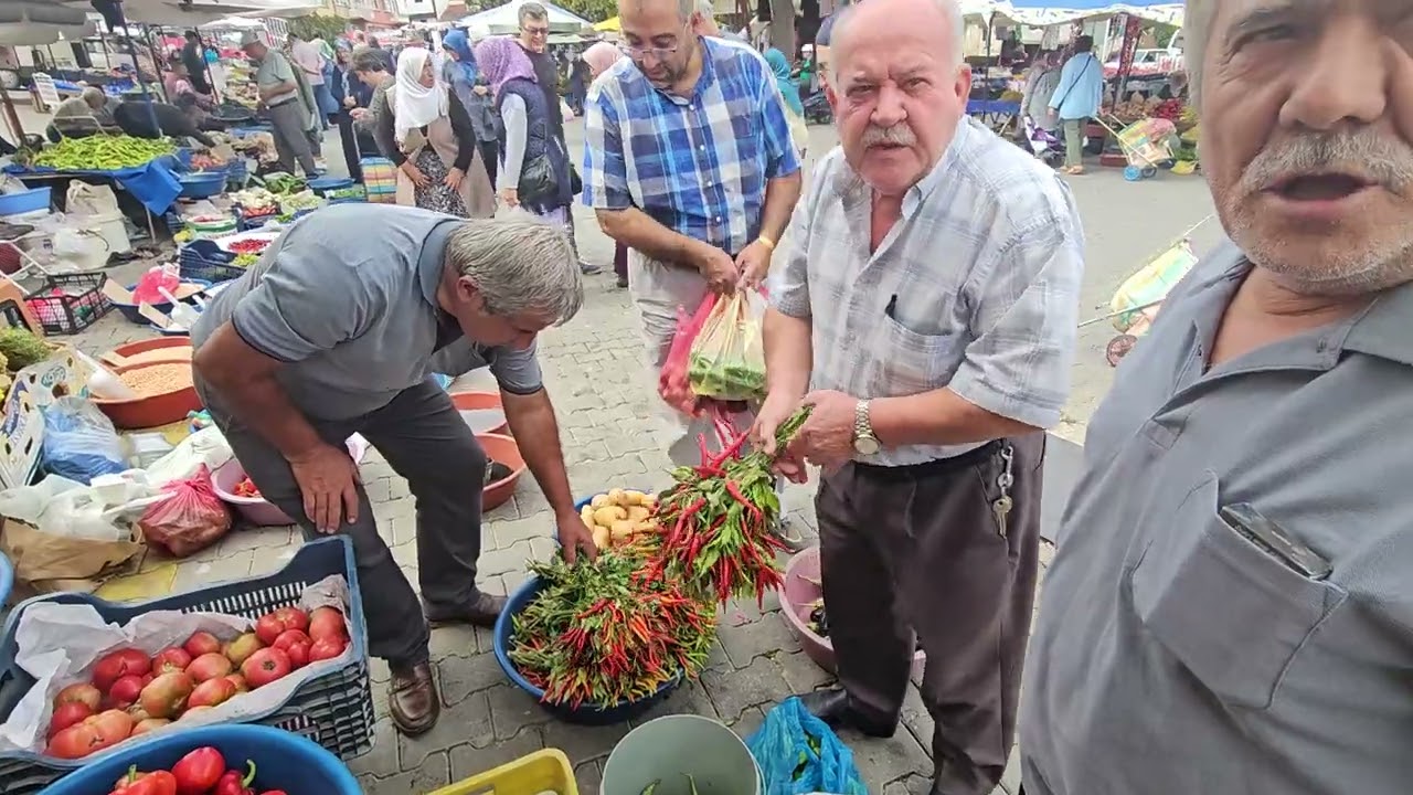 KÜTAHYA SİMAV ÇARŞAMBA PAZARINDAN GÖRÜNTÜLER 18-09-2024