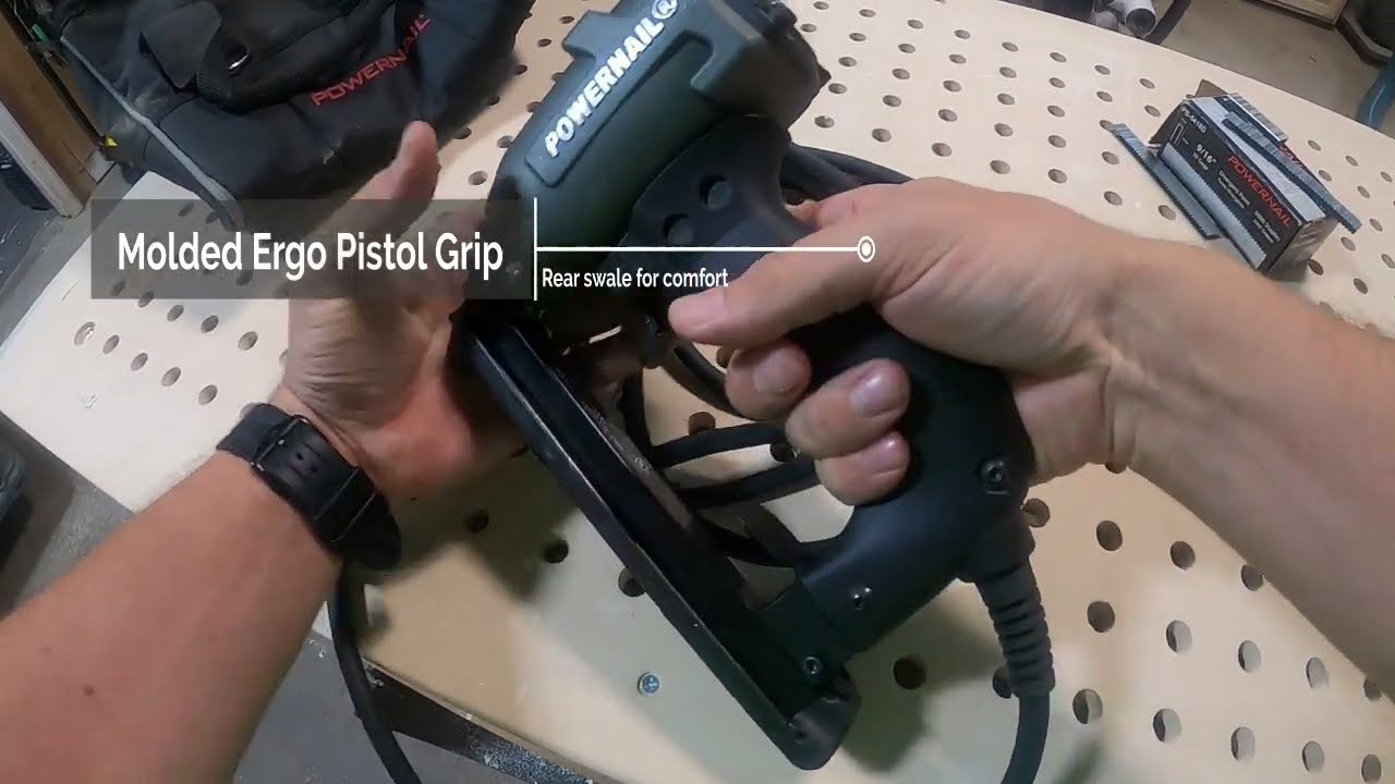 Features of Powernail's Electric Carpet Tacker