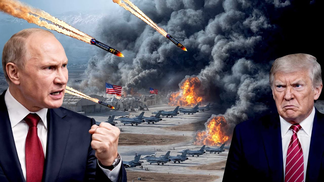 Putin “Tampar Wajah” Trump di Ukraina!? Pangkalan Militer AS Dihancurkan Rusia, NATO Langsung Ciut?