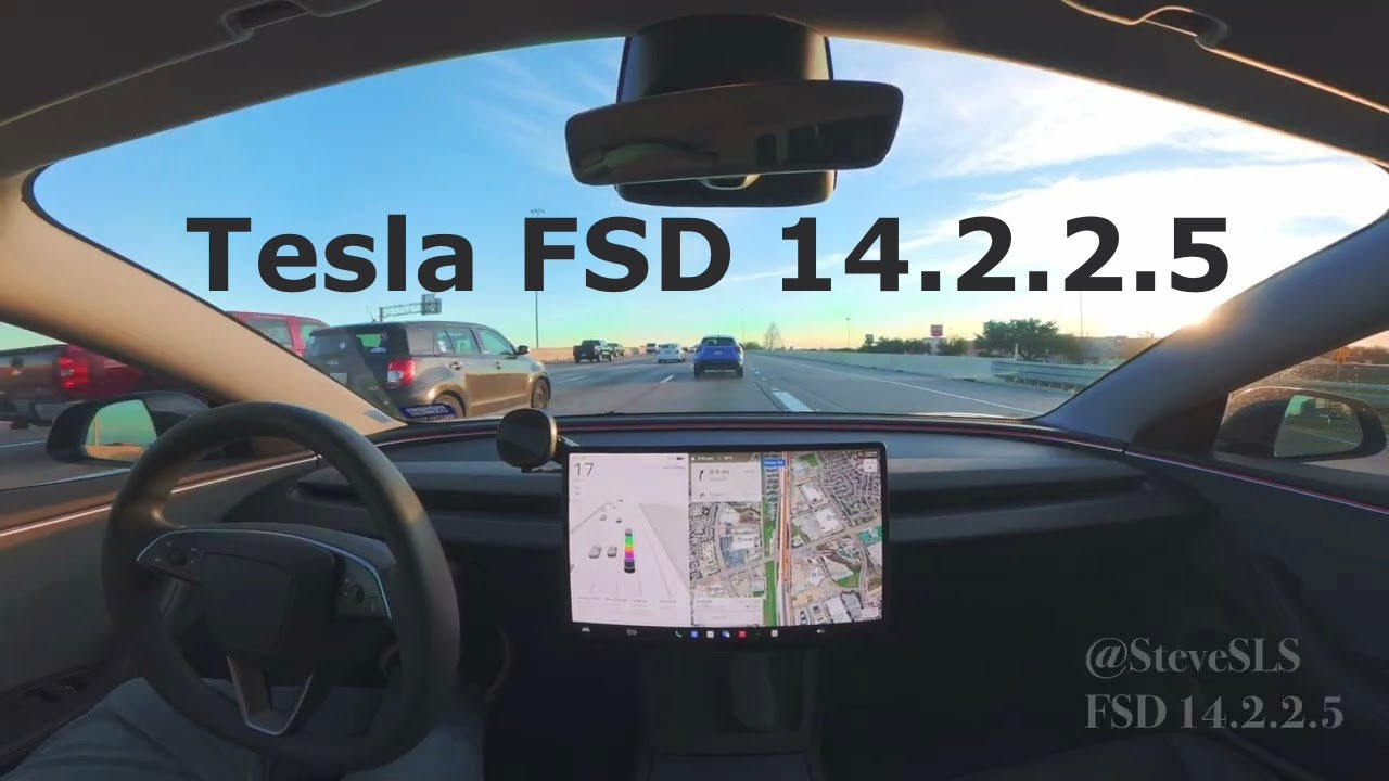 Tesla FSD 14.2.2.5 : Exit Testing - Almost Perfect!