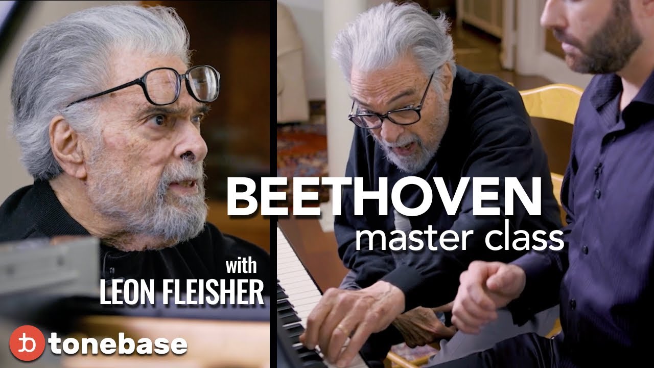 Leon Fleisher Teaches Beethoven's Pathétique Sonata | tonebase Piano (Ben Laude, piano)