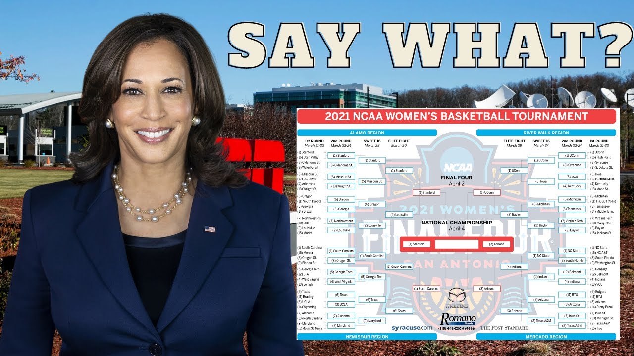 Kamala Harris Says The Women's NCAA Had No Brackets Till 2022