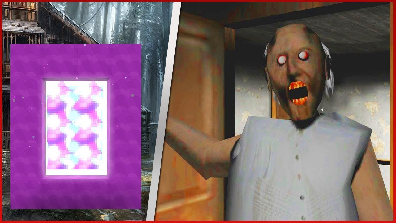 COMO FAZER UM PORTAL PARA O MUNDO DA GRANNY - Minecraft