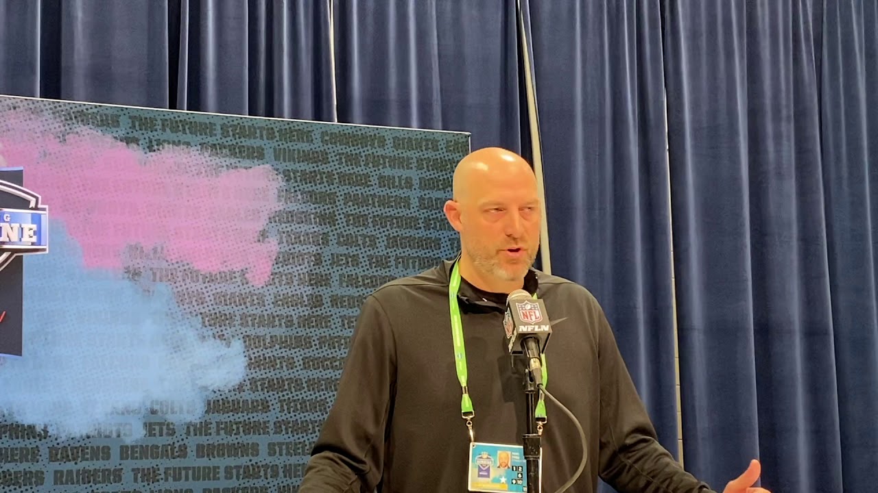 Matt Nagy talks about offensive line coach Juan Castillo