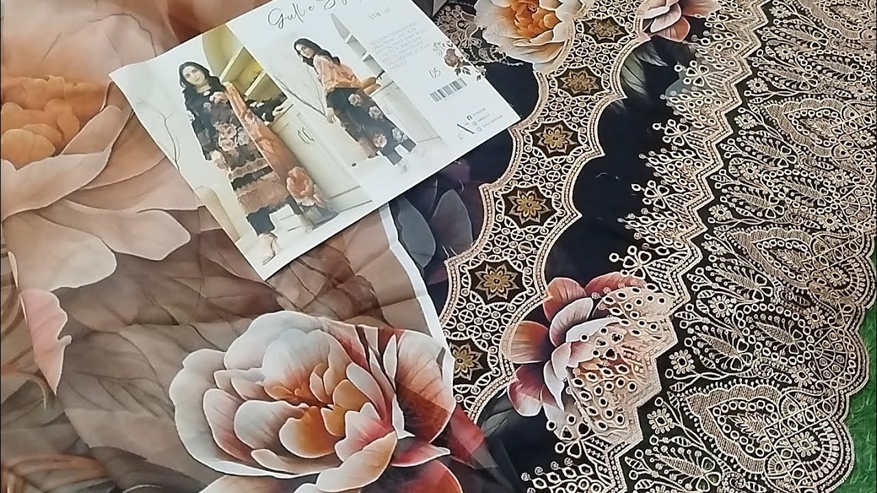 EID COLLECTION💕BY AALAYA 😍EXCLUSIVE EMBROIDERED APLIC WORK SLUB LAWN SHIRT WD VOIL LAWN DUPATTA🛍️🛍️🔥