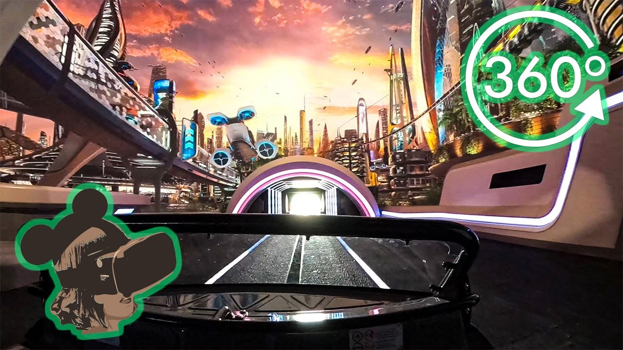 360º Ride on Test Track 3.0 at EPCOT in Walt Disney World