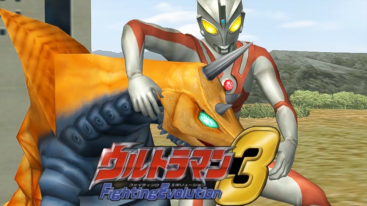 [PS2] Ultraman Fighting Evolution 3 - Ultraman Ace vs Vakishim (1080p 60FPS)
