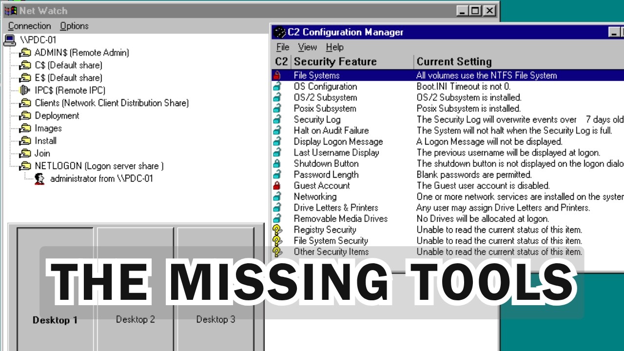 10 Windows NT Tools You Were Never Given