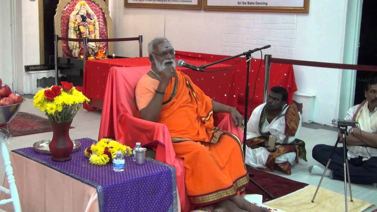 Courtallam Swamiji NJ SaiMandir 101714 02 Pravachanam 01 of 03