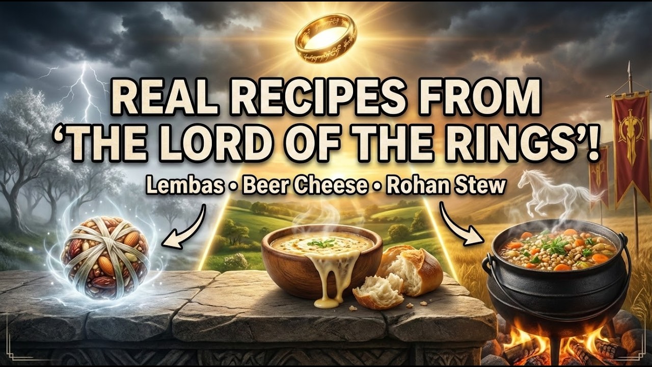 🎬Real Elven Recipes from The Lord of the Rings (Lothlórien Kitchen) #lordoftherings #lothlorien
