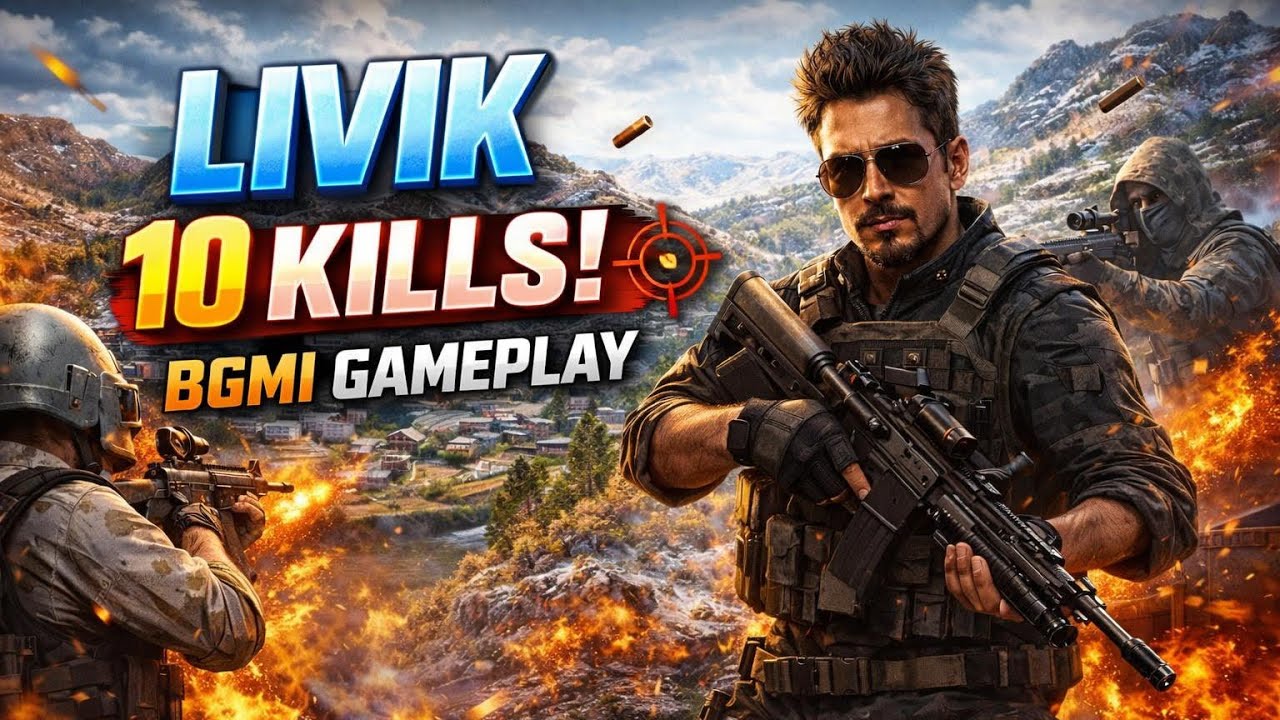 BGMI Livik Gameplay | 10 Kills Pro Match 🔥 | Intense Livik Fight