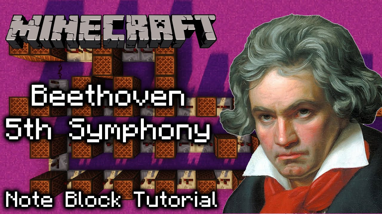 Beethoven - 5th Symphony - Minecraft Note Block Tutorial