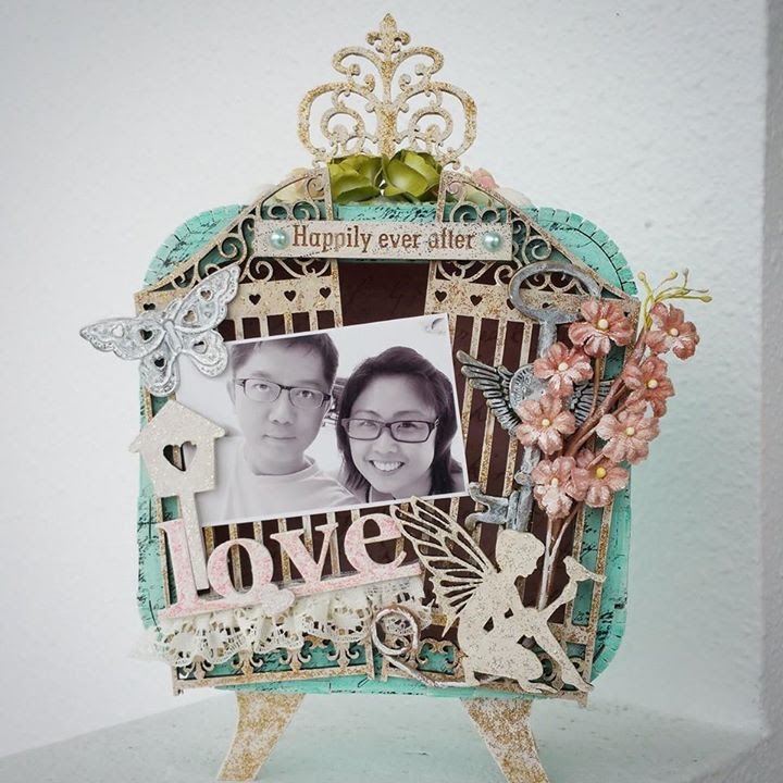SaCrafters Shadow Box-Priscilla