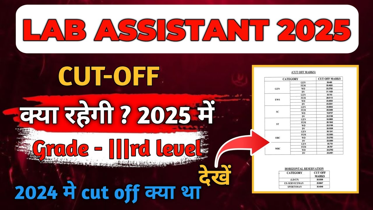 🔥Lab Assistant Cut Off 2025 Out | Topper Marks & Merit List Full Detail | MPESB Result Update
