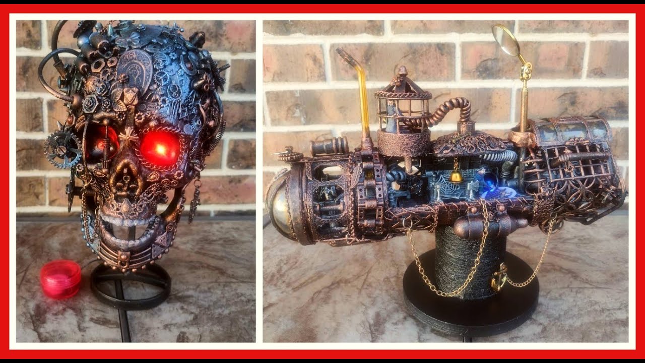 Interactive Assemblages Skull & Submarine