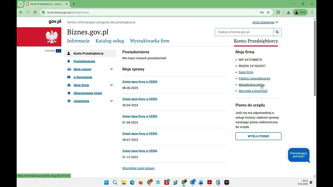 Adres do E-doręczeń Instrukcja