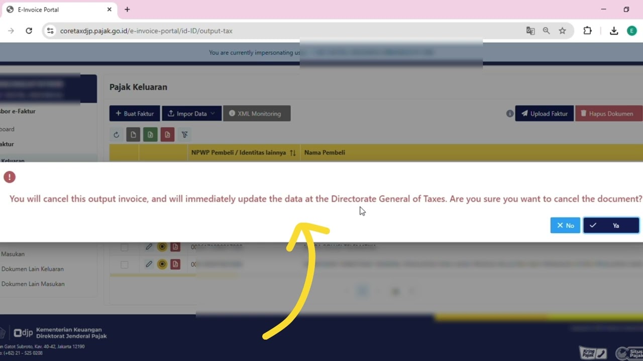 "Gagal Hapus Faktur Pajak? Ini Cara Membatalkannya + Tutorial Buat Faktur  Pajak Keluaran Coretax"