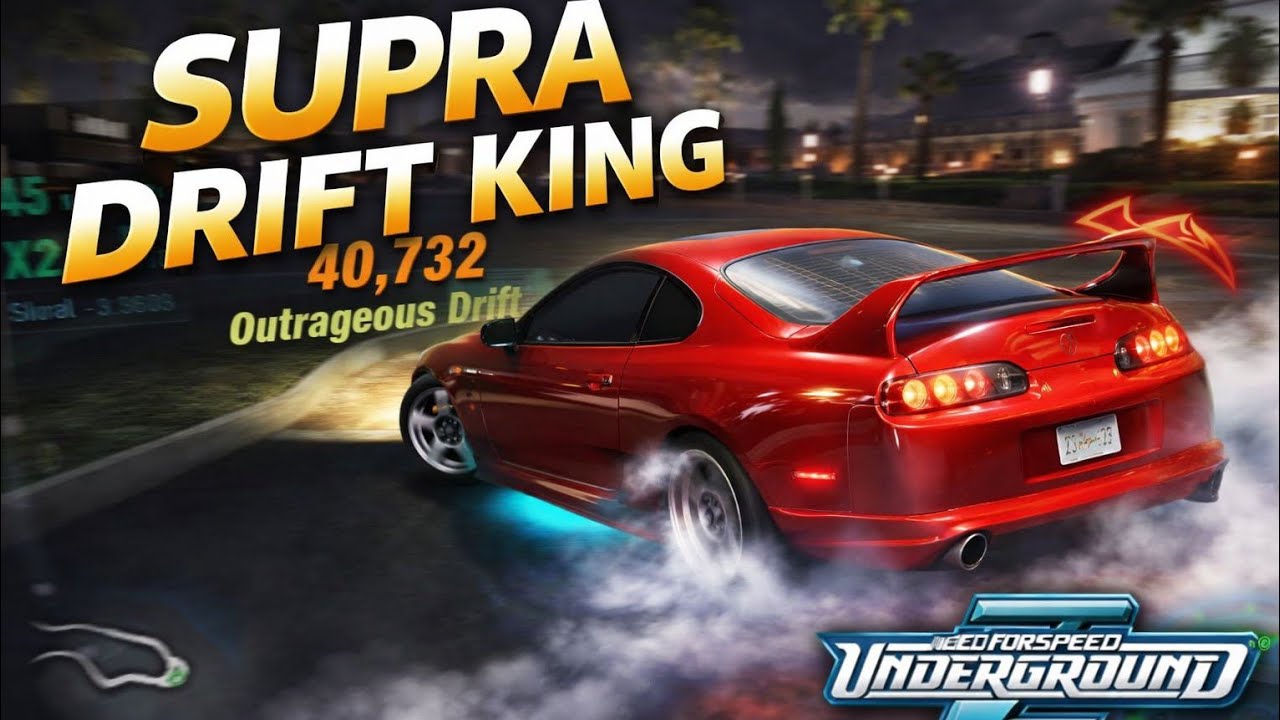 SUPRA DRIFT KING! 40,000+ Drift Score #7 – NFS Underground 2