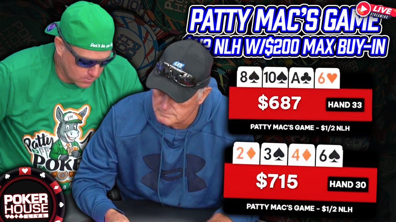 $1/2 NLH - PATTY MAC's GAME | PHFW LIVE