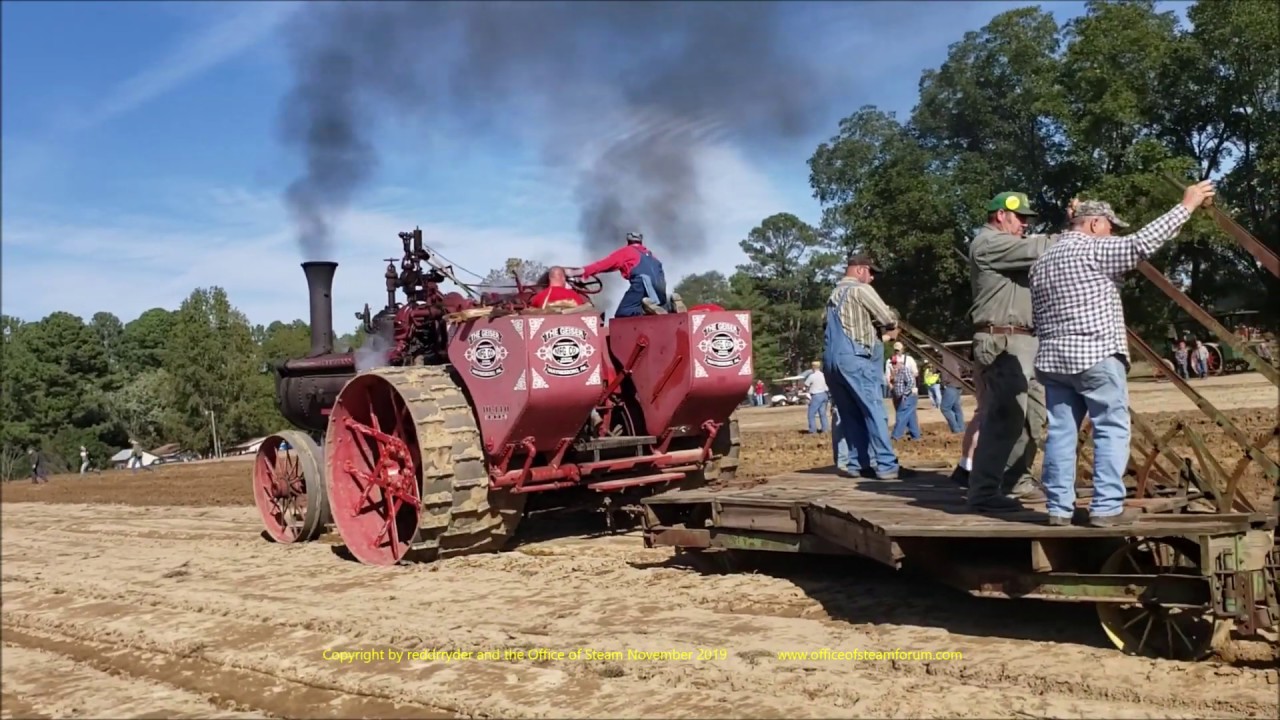 More Traction Action at Ederville 2019 Part 7 Geiser Peerless Z3 140 hp Steam Traction Engines at wo