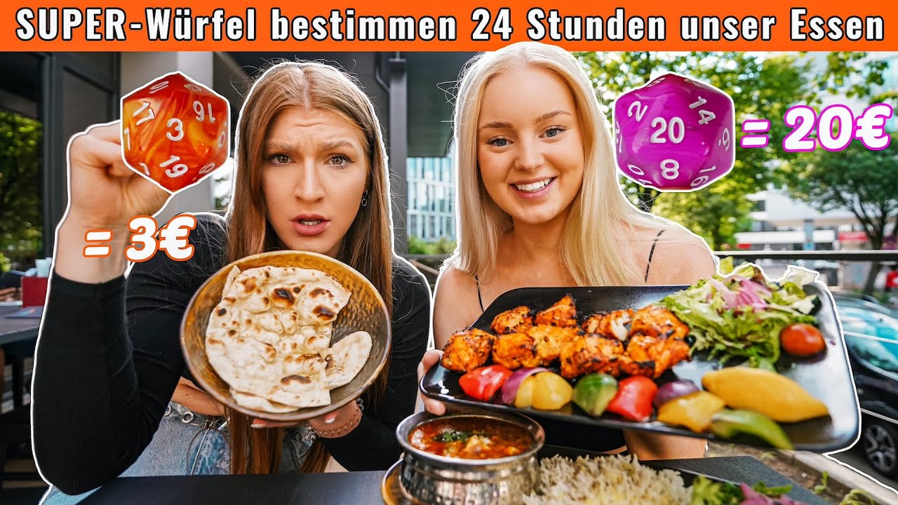 Super-W&uuml;rfel bestimmt 1 Tag unser Essen in neuen Restaurants 😱 mit @madlin_actv