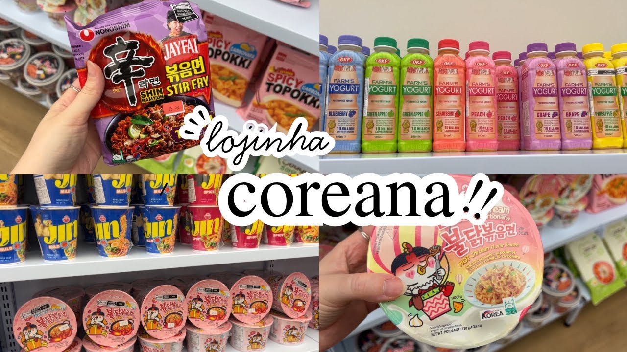 lojinha coreana 🇰🇷 lámen, café, unboxing e novidades! ✨
