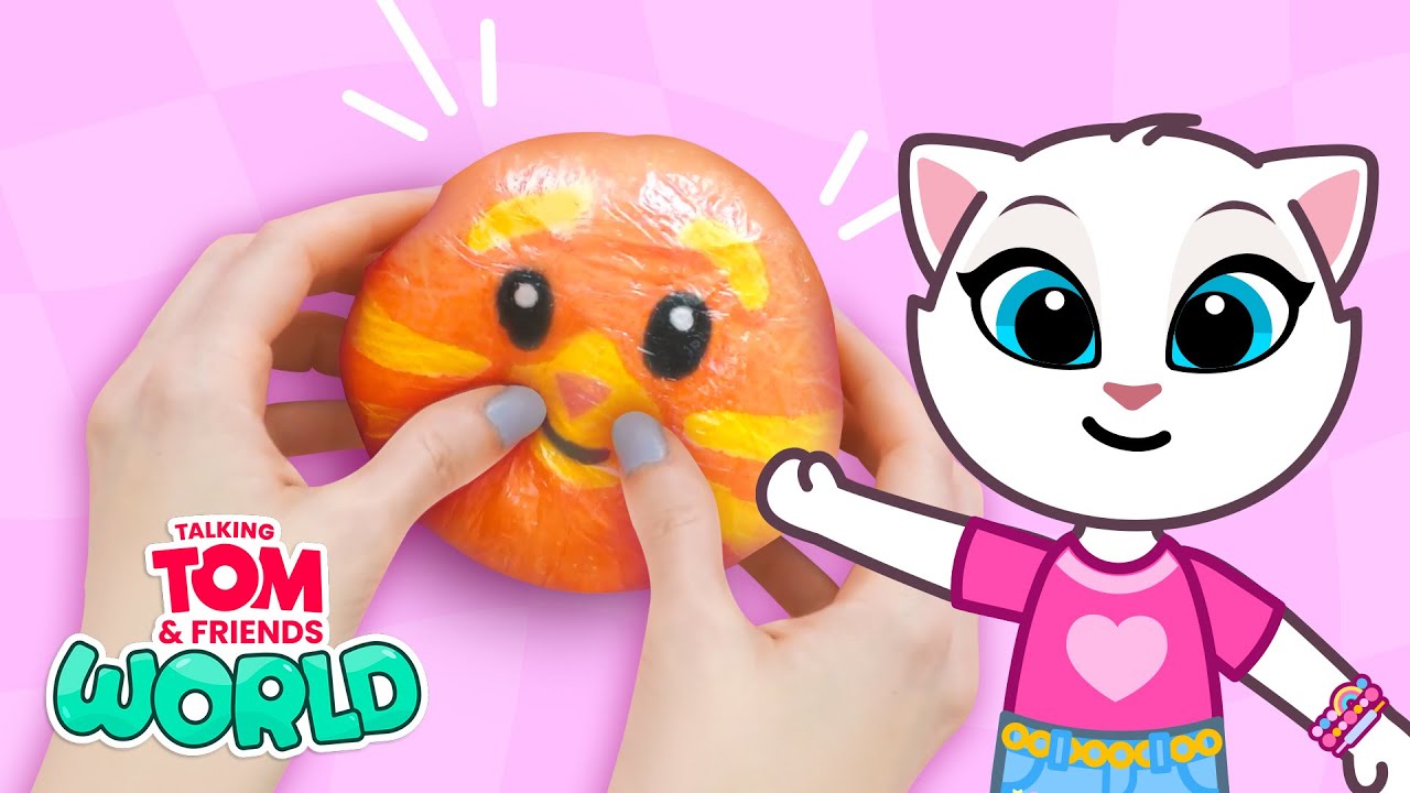 DIY Soft Squishy Friends 🧸 Talking Tom & Friends World: Easy Crafts