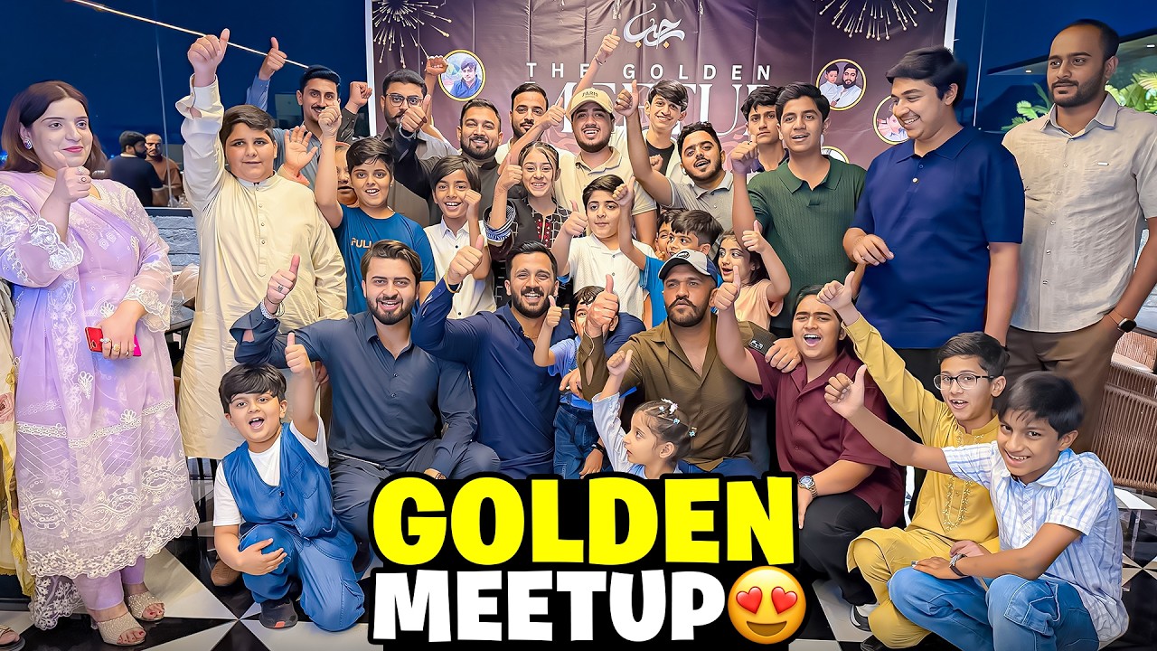 Finally Meetup with Golden card winners😍Best Surprise by Ali sigma😱