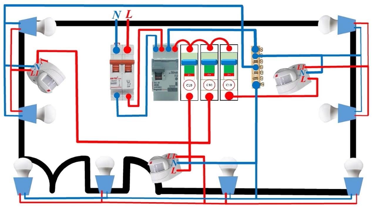 ECLAIRAGE EXTERIEUR AVEC DETECTEUR DE MOUVEMENT