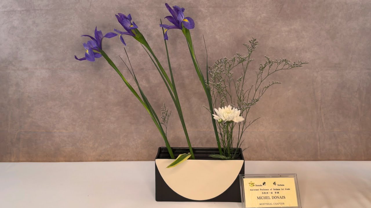 Ikebana: En attente du printemps québécois (Jiyūka d’exercice)