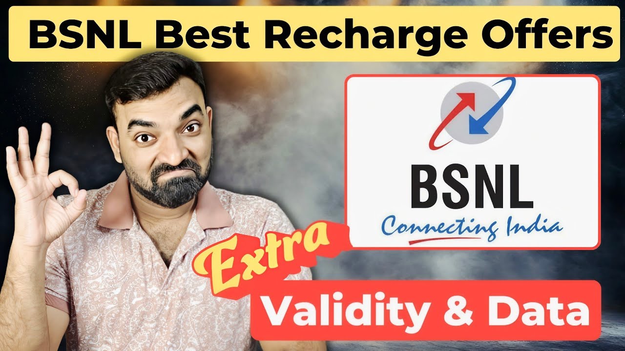 BSNL Best Recharge Offers With Extra Data & Validity #telecomnews #bsnl #bsnl4g #bsnlrechargeplans