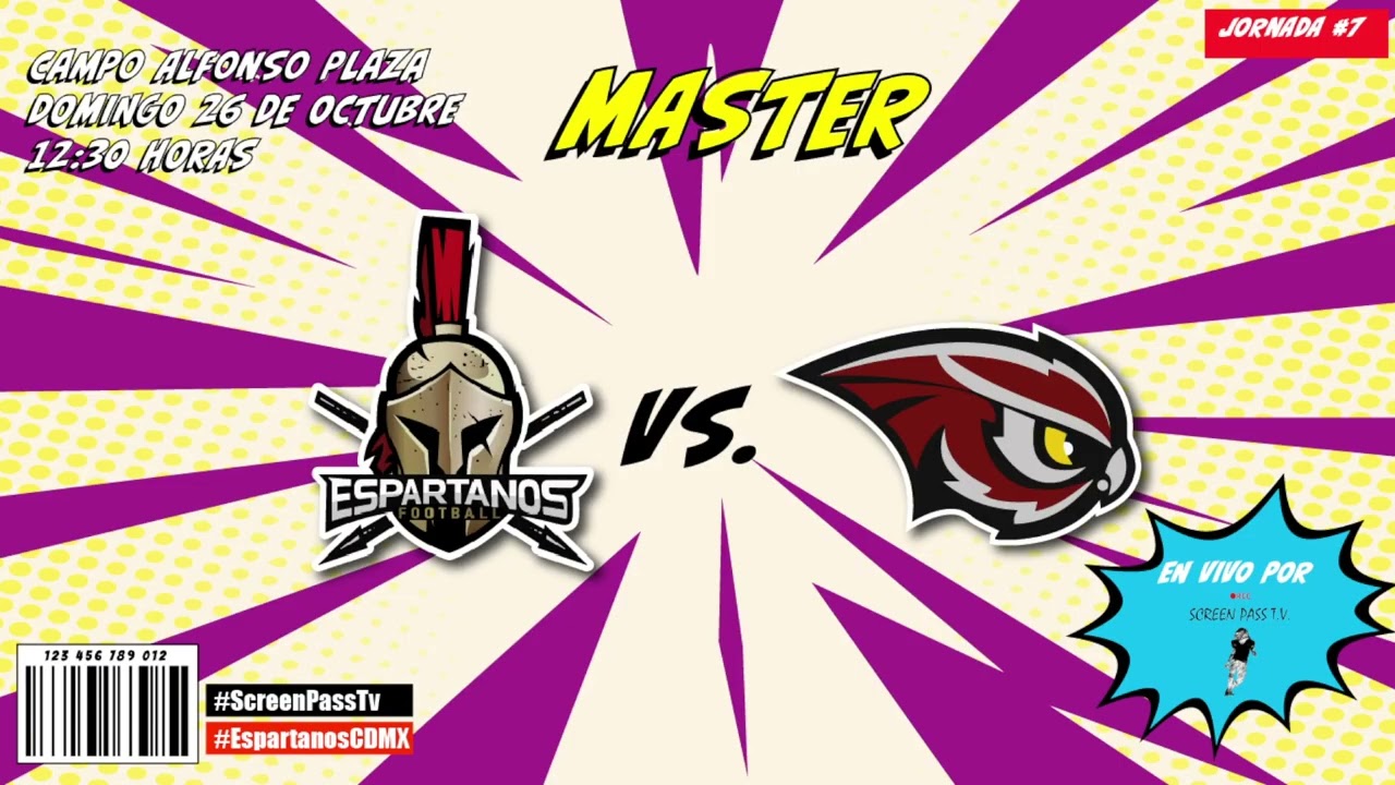 Espartanos CDMX vs Búhos Master Jornada 7