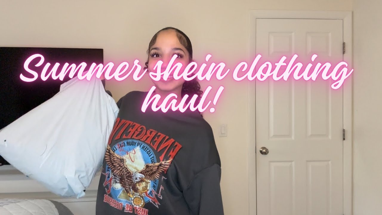 SUMMER SHEIN CLOTHING HAUL | flowy tops, skirts, sandals, and etc…