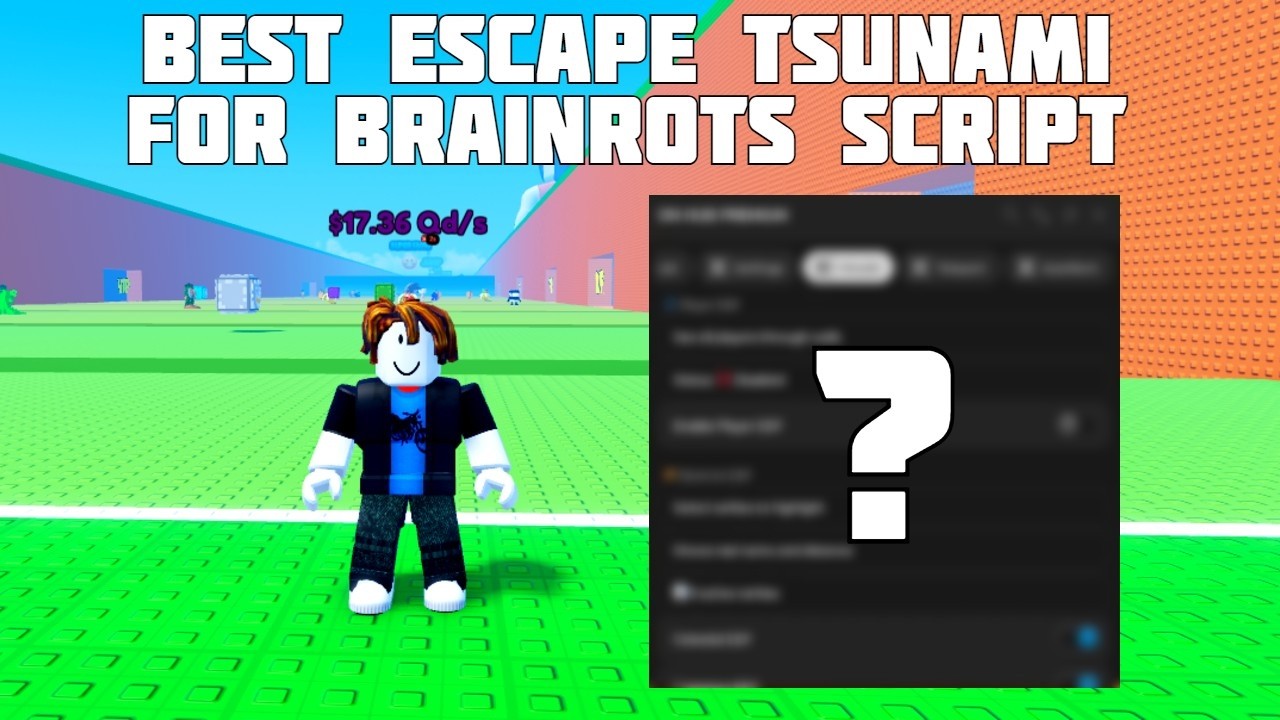 *BEST* Escape Tsunami For Brainrots Script (PC & MOBILE) *KEYLESS*