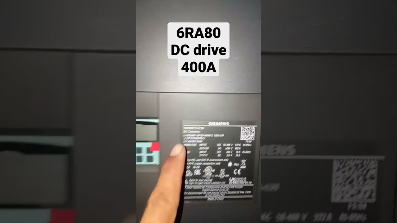 Siemens 6RA8081 Dc Drive#sinamics #ytshorts #DCconverter