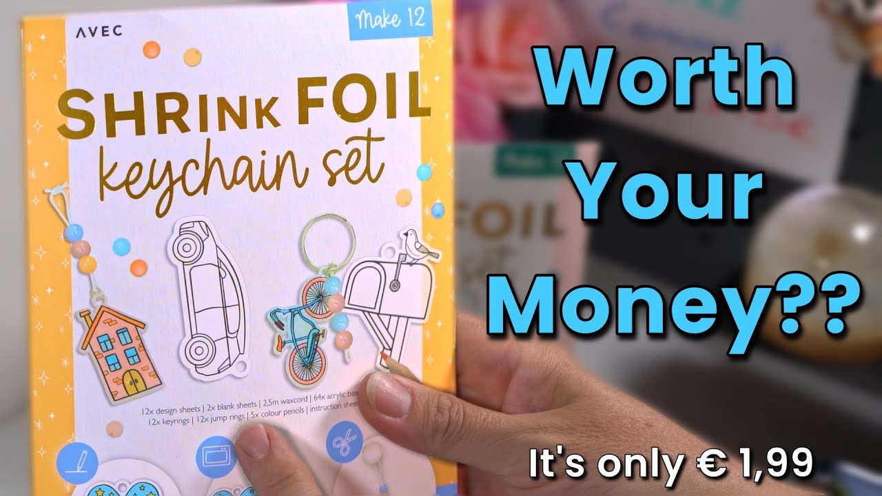 #299 Testing a Cheap Shrink Plastic Keychain Kit (How hard can it be!?) Is it even Worth Your Cash?