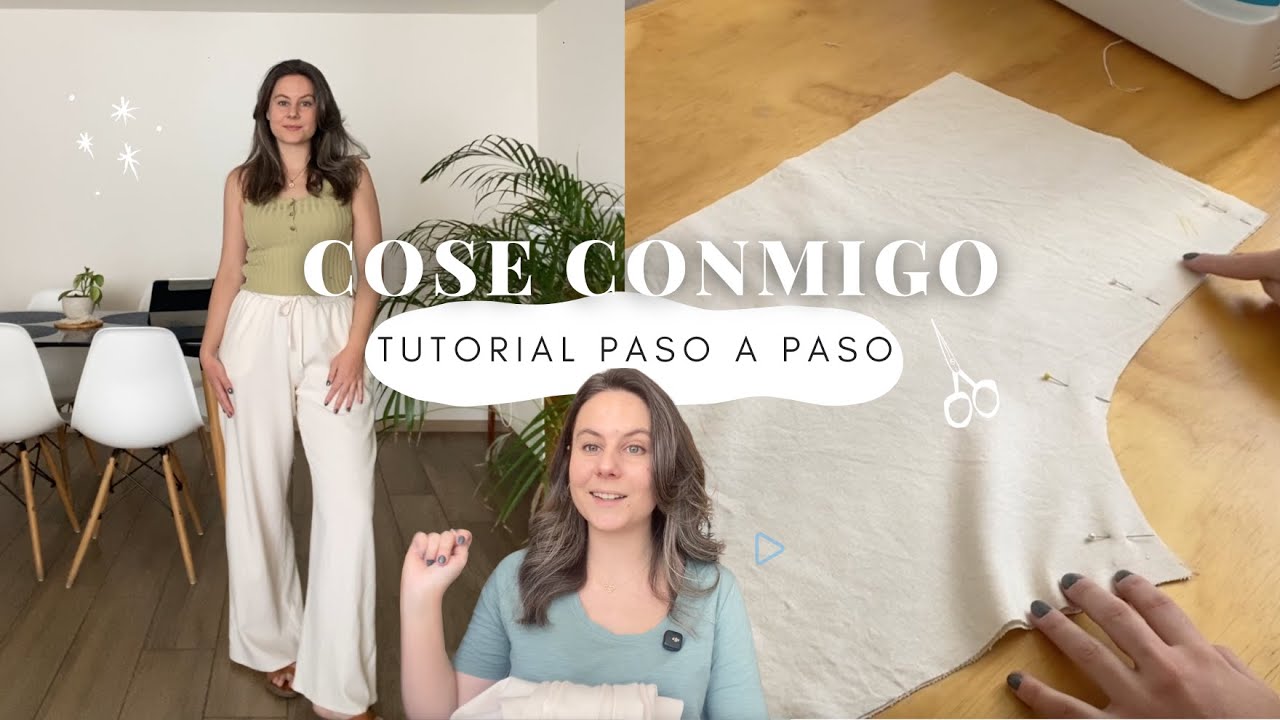 Tutorial de confección | Pantalón Luna | Patrón digital de costura | Nivel principiante